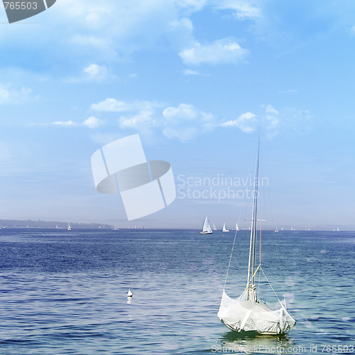 Image of White boat
