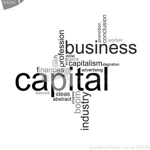 Image of Illustration with economic terms