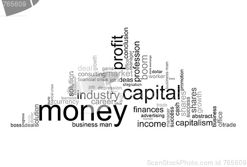 Image of Illustration with economic terms