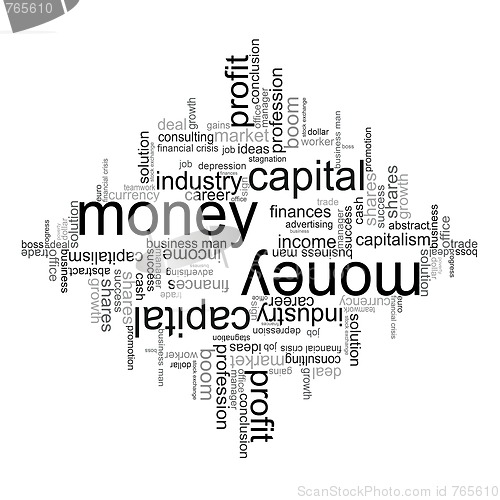 Image of Illustration with economic terms