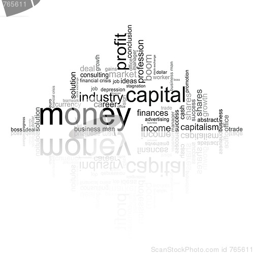 Image of Illustration with economic terms