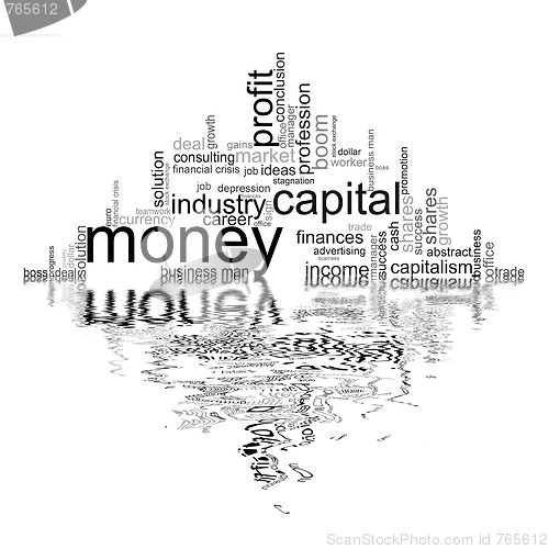 Image of Illustration with economic terms