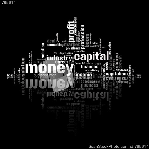 Image of Illustration with economic terms