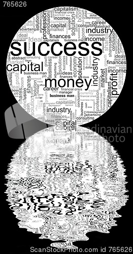 Image of Illustration with economic terms