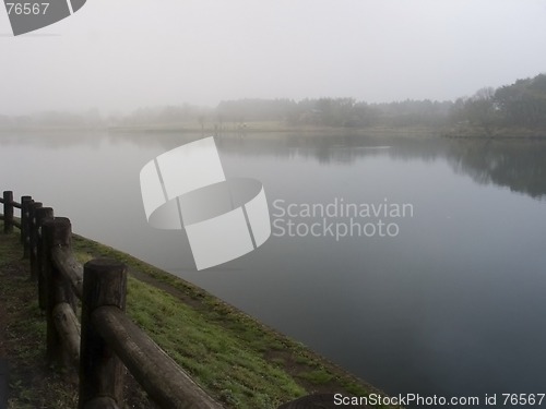 Image of Misty Morning Lake