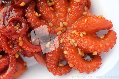 Image of Marinated baby octopus