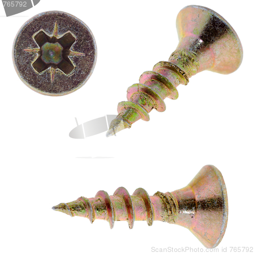Image of yellow brass screw