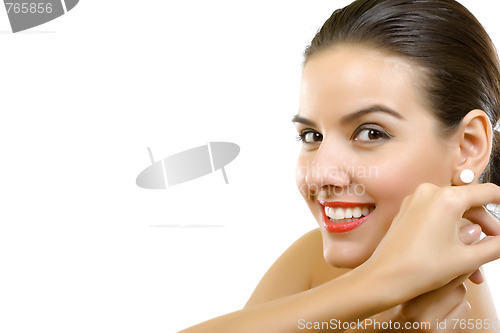Image of  Portrait of Fresh and Beautiful woman 