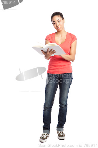 Image of Beautiful college student