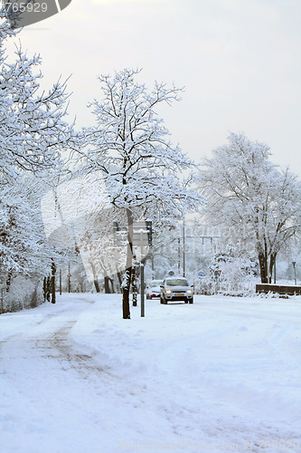 Image of Cars on a winter road