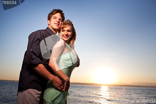 Image of Romantic couple in love