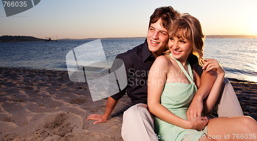 Image of Romantic couple in love