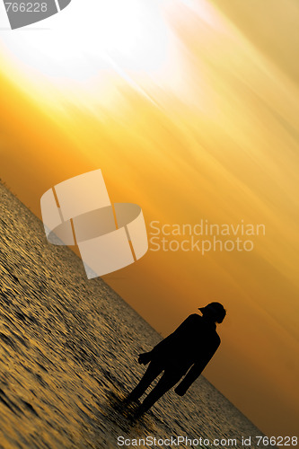 Image of Silhouette of a woman