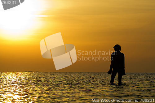 Image of Silhouette of a woman