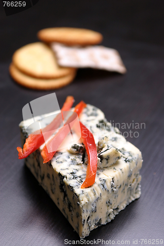 Image of Herbed cheese and crackers