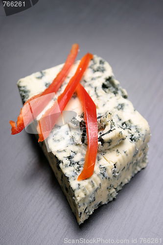 Image of Blue cheese and red pepper