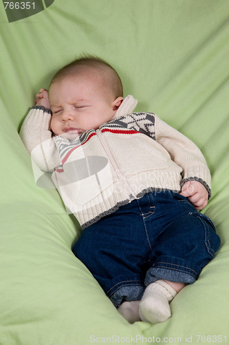Image of Sleeping Newborn