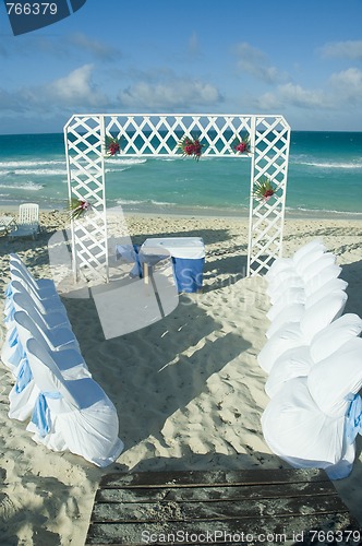 Image of tropical wedding