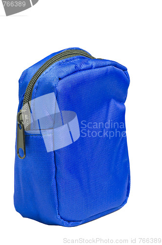 Image of Blue Nylon Pouch