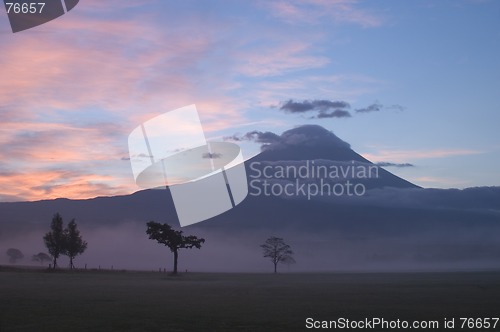 Image of Sunrise on Mount Fuji