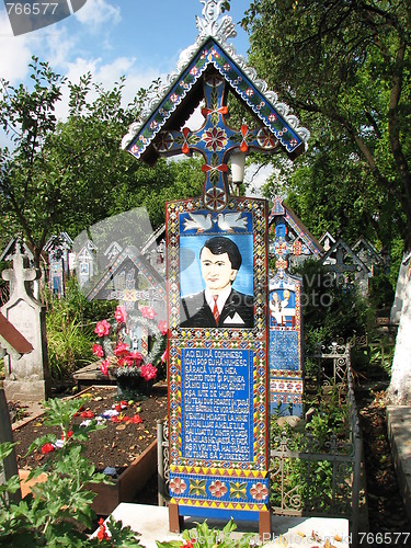 Image of Merry Cemetery in Sapanta, Maramures, Romania