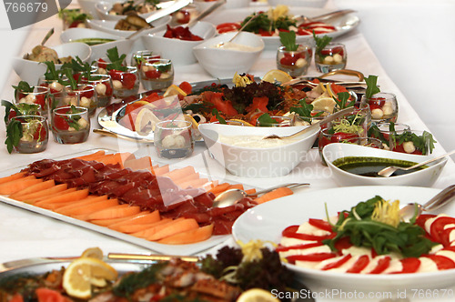 Image of festive buffet