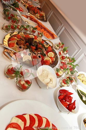 Image of festive buffet
