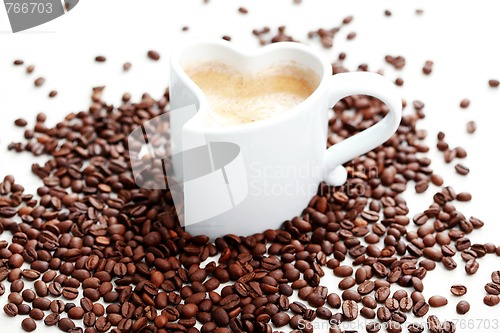 Image of coffee with love