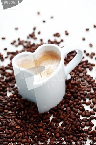 Image of coffee with love
