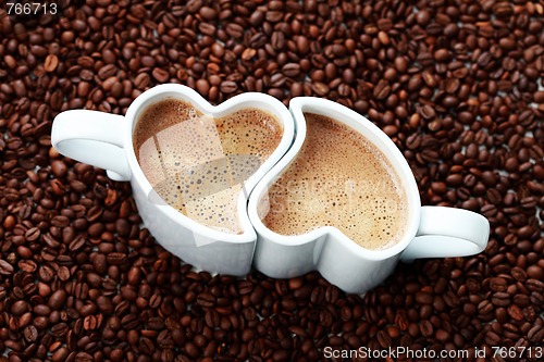 Image of coffee with love