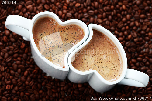 Image of coffee with love