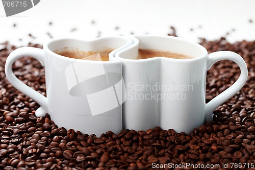 Image of coffee with love