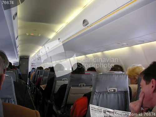 Image of Passengers on Airplane