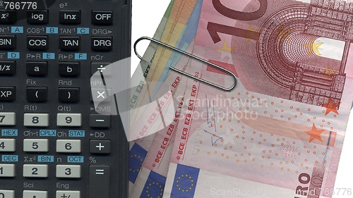 Image of Money with calculator