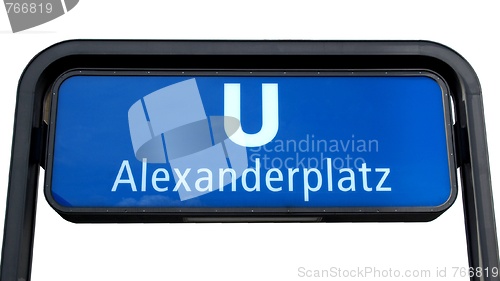 Image of U-bahn sign