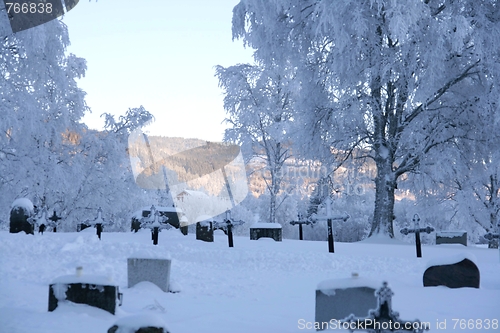 Image of Cemetery in winter