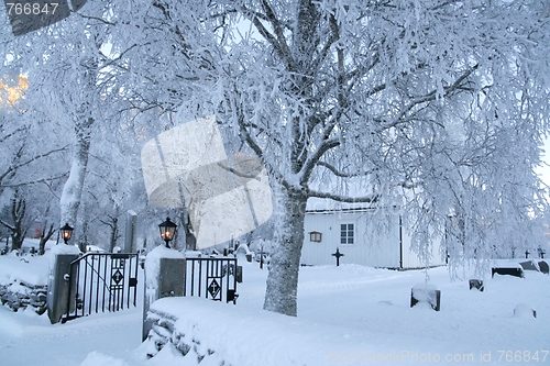 Image of Chapel and cemetery