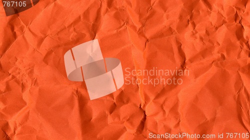 Image of Orange rippled paper