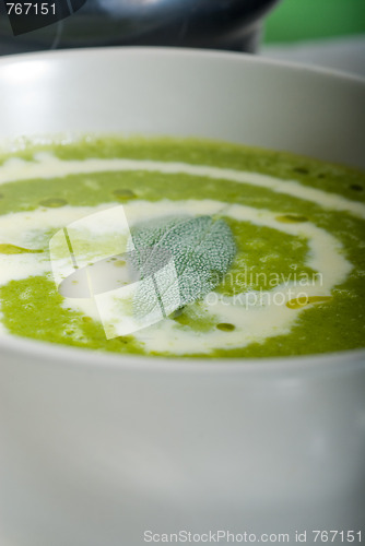 Image of spinach soup