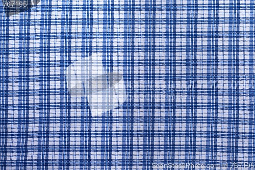 Image of Blue Plaid Texture