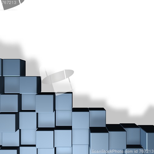 Image of cubes background
