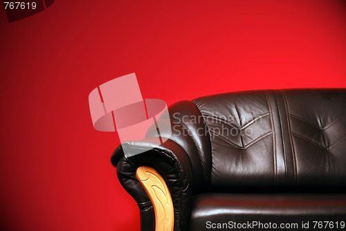 Image of black sofa 