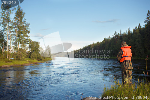 Image of trout fishing