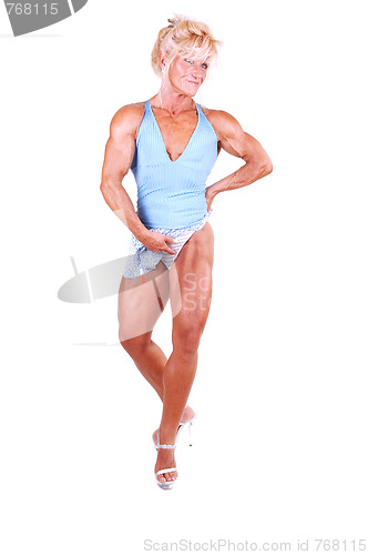 Image of Bodybuilding woman.