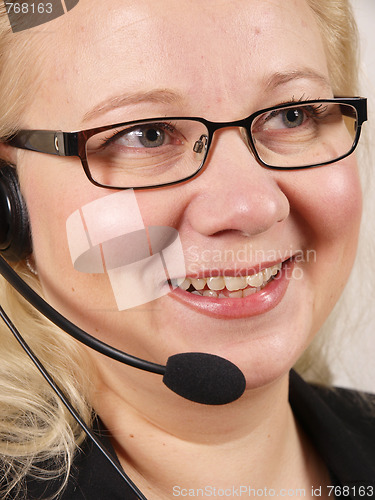 Image of Female Receptionist