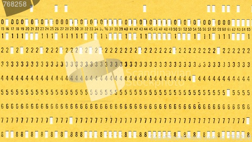 Image of Punched card