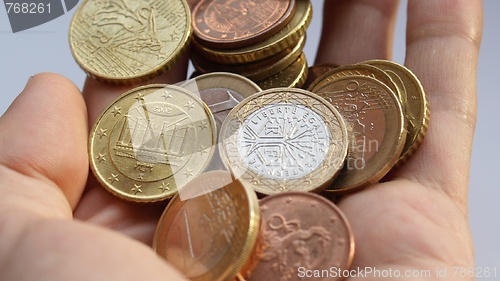 Image of Euro coins