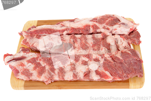 Image of Meat on a chopping board