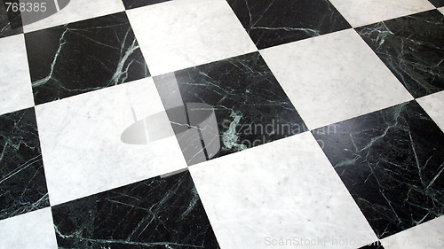 Image of Checked floor