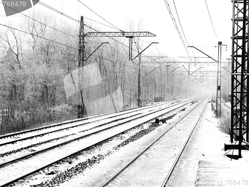 Image of station in winter